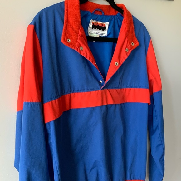 Vintage Windbreaker Jacket with Kangaroo Pouch Pocket - Picture 7 of 14